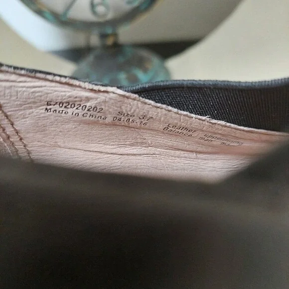 Dansko Ann Black Shoes Leather Size 37 (7) Support Walking Comfort Stretchy Mule - Picture 3 of 9